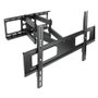 TooQ Soporte Pared TV LP6270TN-B, Orientable e Inclinable, para TV 37-70" hasta 50kg, Compatible VESA 200x200 a 600x400, Giro ±60°, Inclinación +10°/-20°